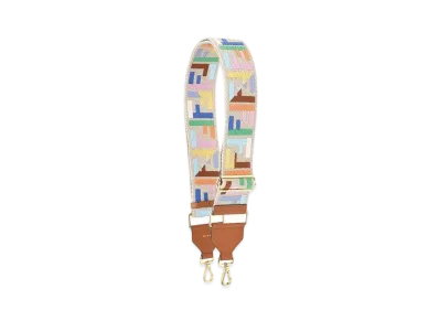 FENDI Strap You Ribbon Shoulder Strap "Beige"