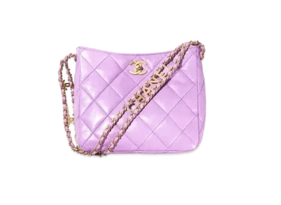 CHANEL Small Hobo Bag Lambskin "Purple"