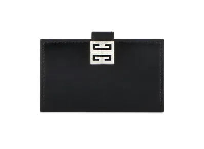 GIVENCHY 4G Cardholder in Box Leather "Black"