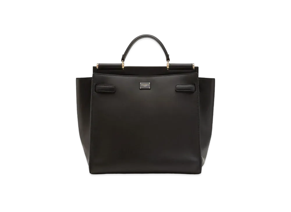 Dolce&Gabbana Sicily Soft Bag Large Calfskin "Black/Brown"