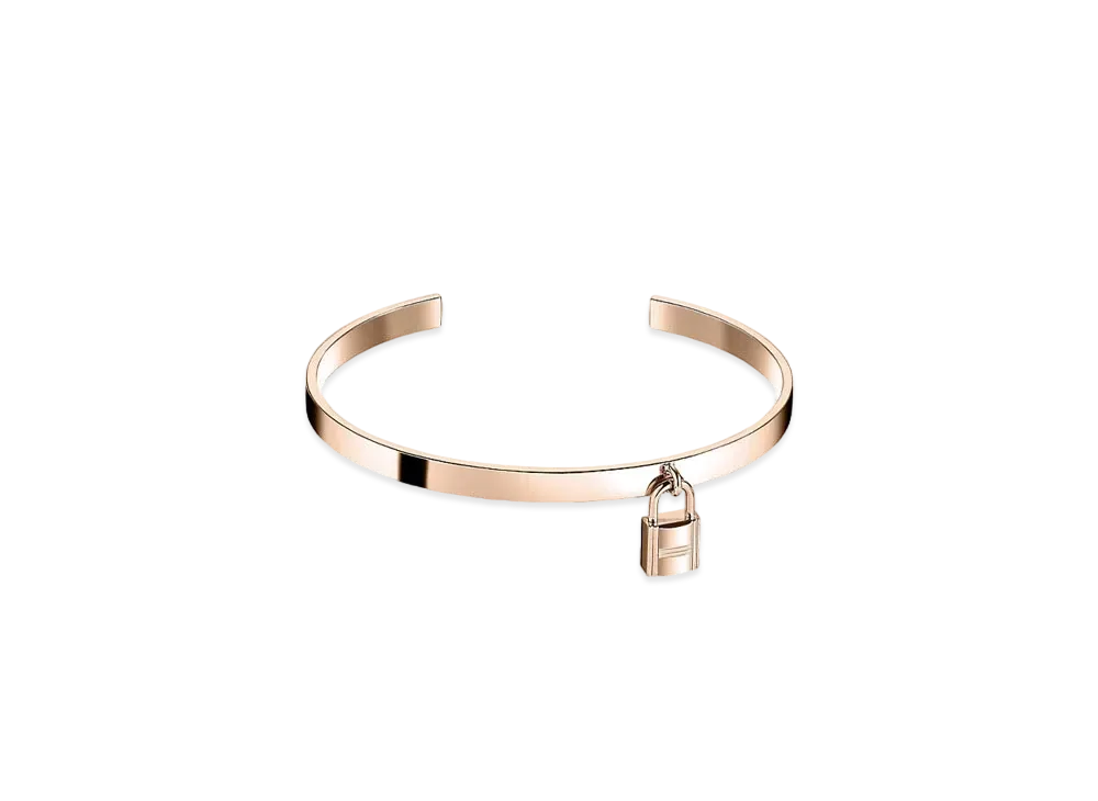 Hermes Kelly Clochette Bracelet PM "Pink Gold"