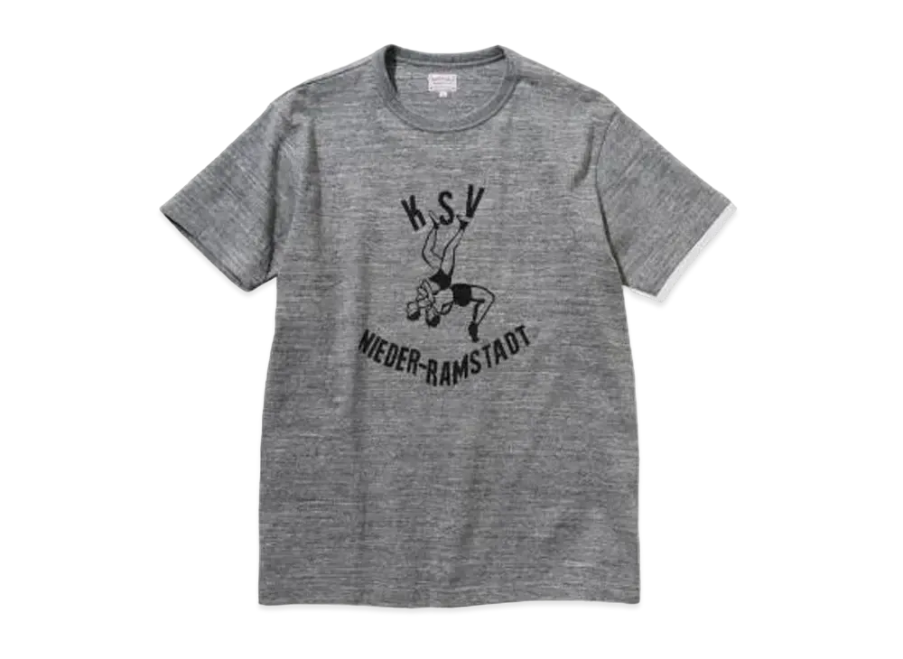 THE REAL McCOY'S AMERICAN ATHLETIC TEE / KSV "Gray"
