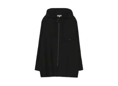 Yohji Yamamoto Pour Homme CU/RY/S GABARDINE HOODED BLOUSE "Black"