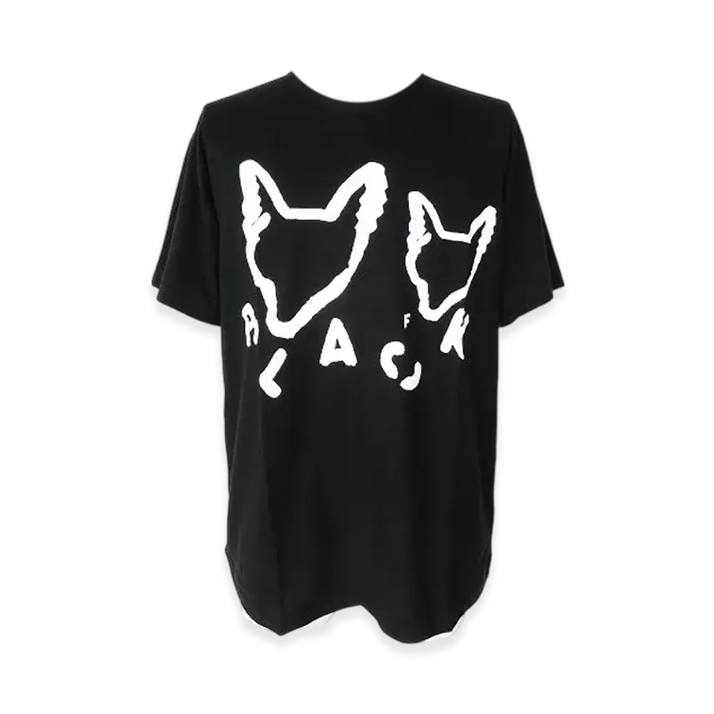 BLACK COMME des GARCONS x Filip Pagowski Cotton Jersey Print "Black"
