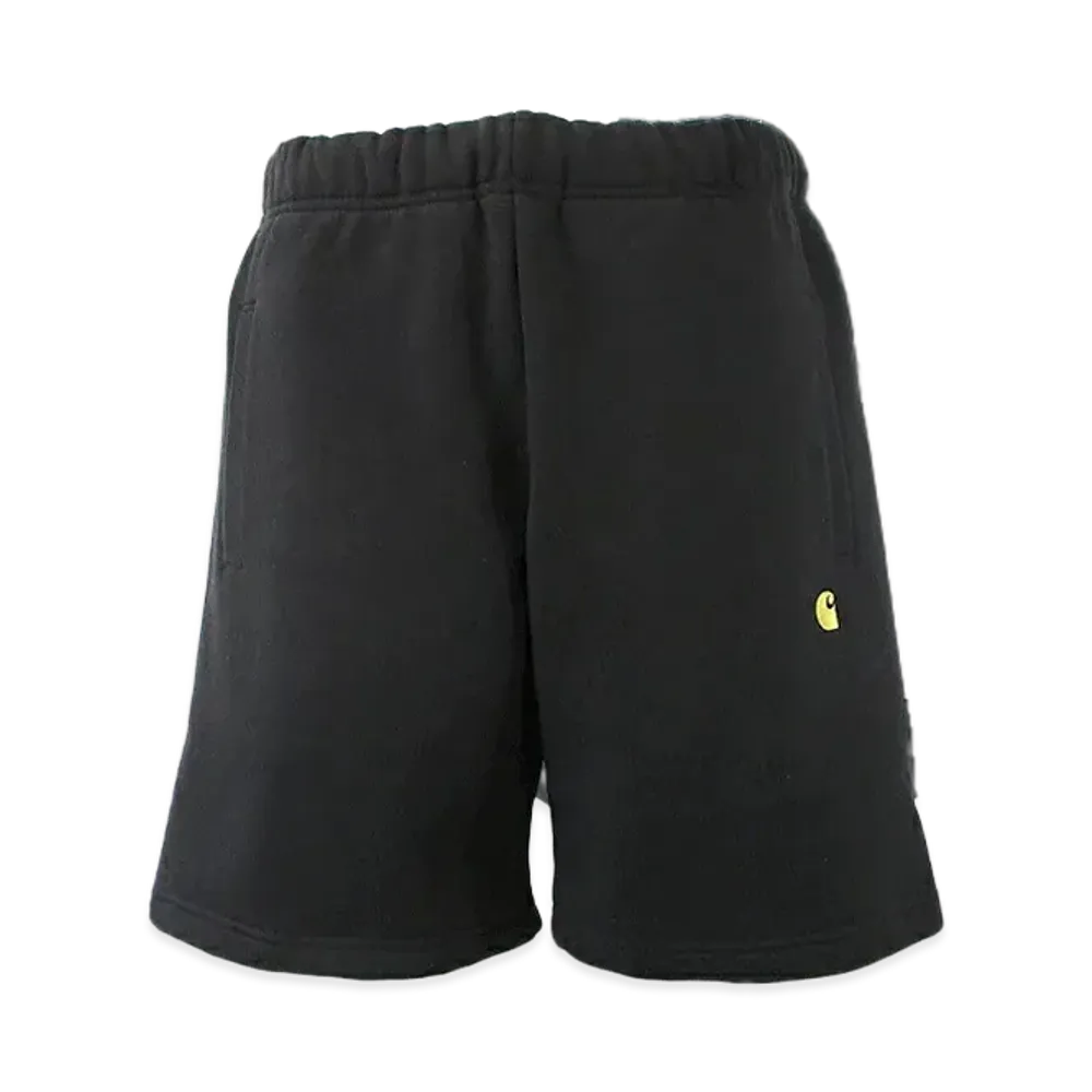Carhartt WIP Chase Sweat Short "Black/Gold"