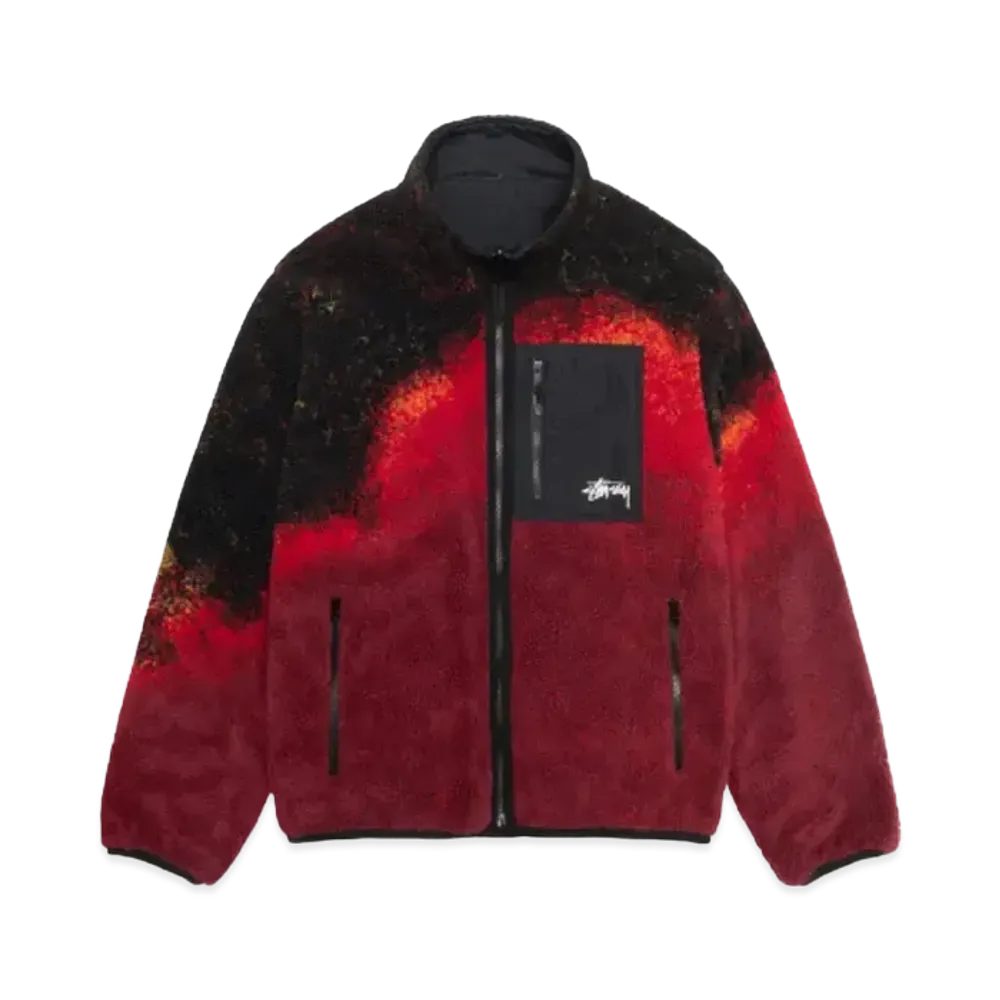 Stussy Sherpa Reversible Jacket "Lava"