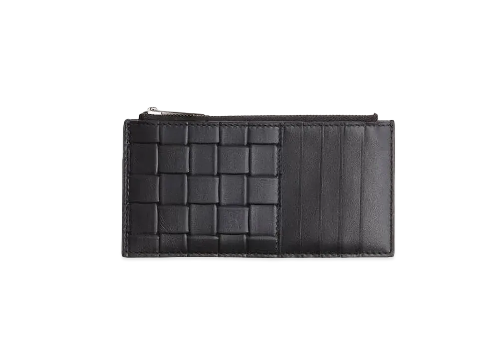 Bottega Veneta Zipped Card Holder "Black"