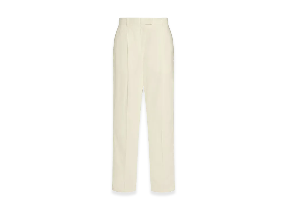 The Row Women's Neriah Cotton/Cashmere Pants "White"
