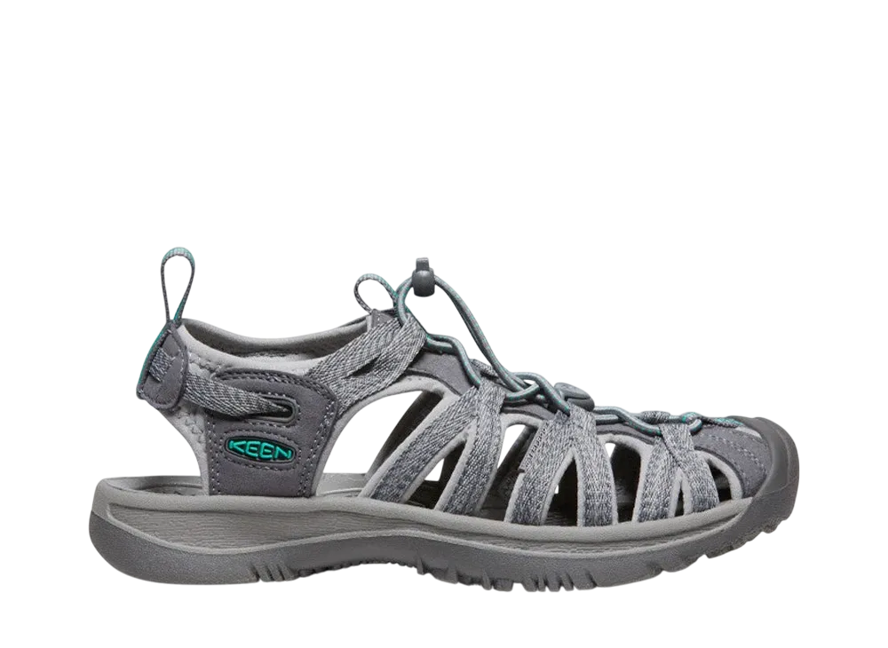 KEEN Women's Whisper "Medium Grey/Peacock Green"