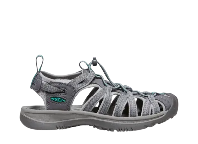 KEEN Women's Whisper "Medium Grey/Peacock Green"