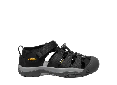 KEEN Big Kids Newport H2 "Black/Keen Yellow"