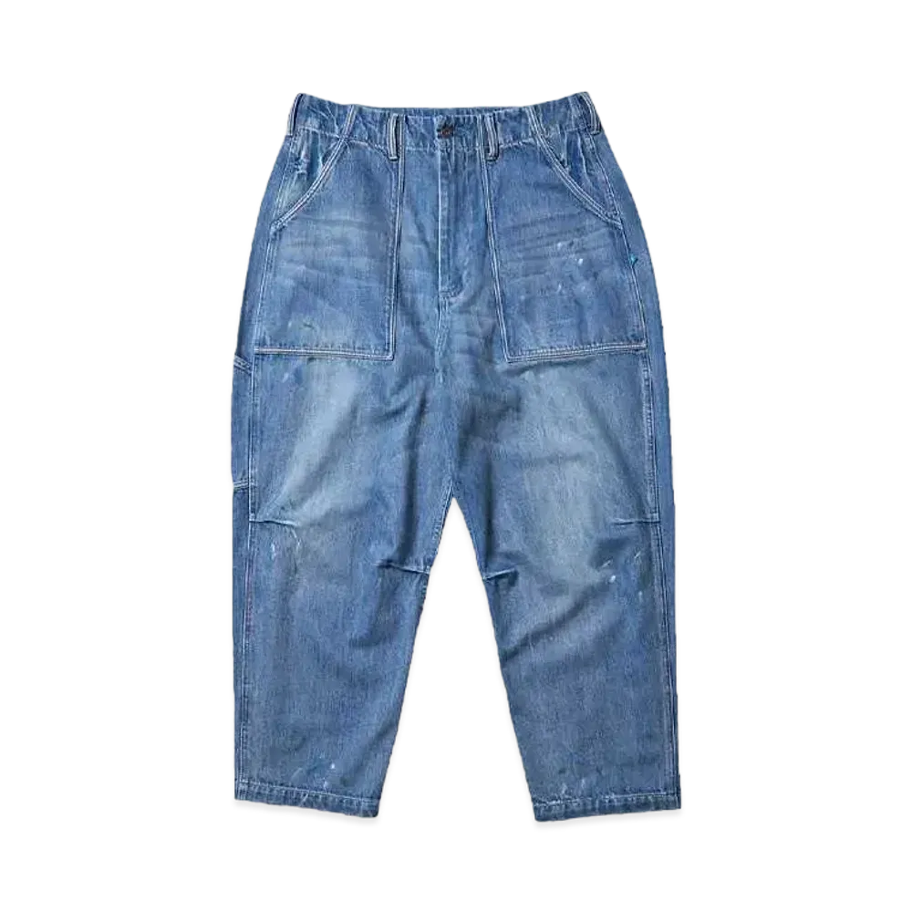 Liberaiders BAKER DENIM SARROUEL PANTS "HARD WASH"