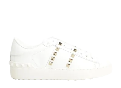 Valentino Garavani Women's Rockstud Untitled Sneaker "White"