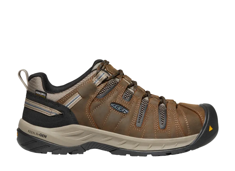 KEEN Flint 2 Waterproof "Cascade Brown/Orion Blue"