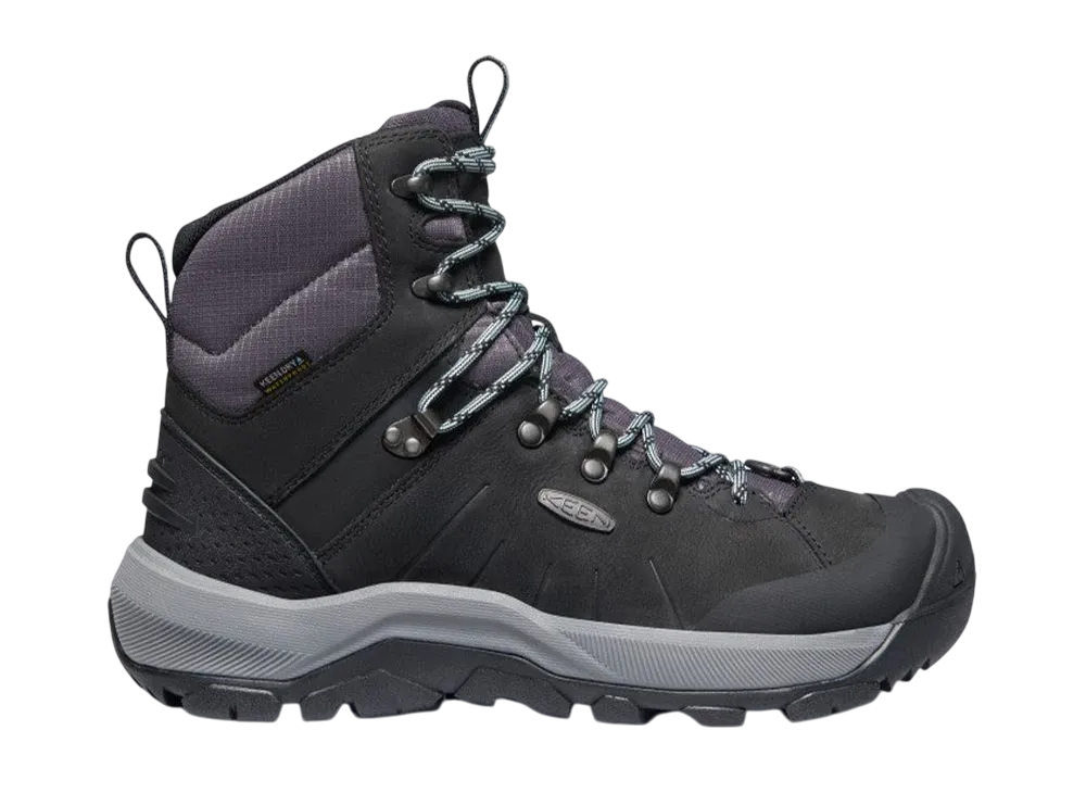 KEEN Women's Revel 4 Mid Polar Waterproof "Black/Harbor Gray"