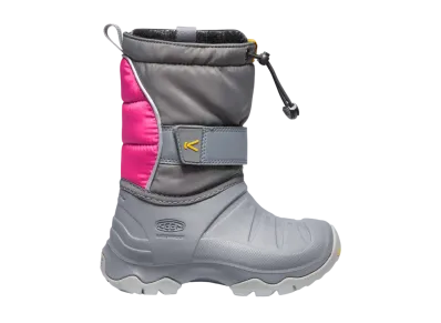 KEEN Little Kids Lumi Boot 2 Waterproof "Steel Grey/Pink Peacock"