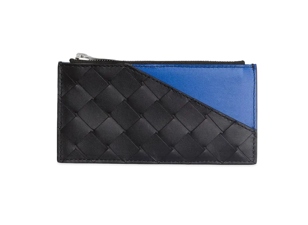 Bottega Veneta Zipped Card Holder "Black"