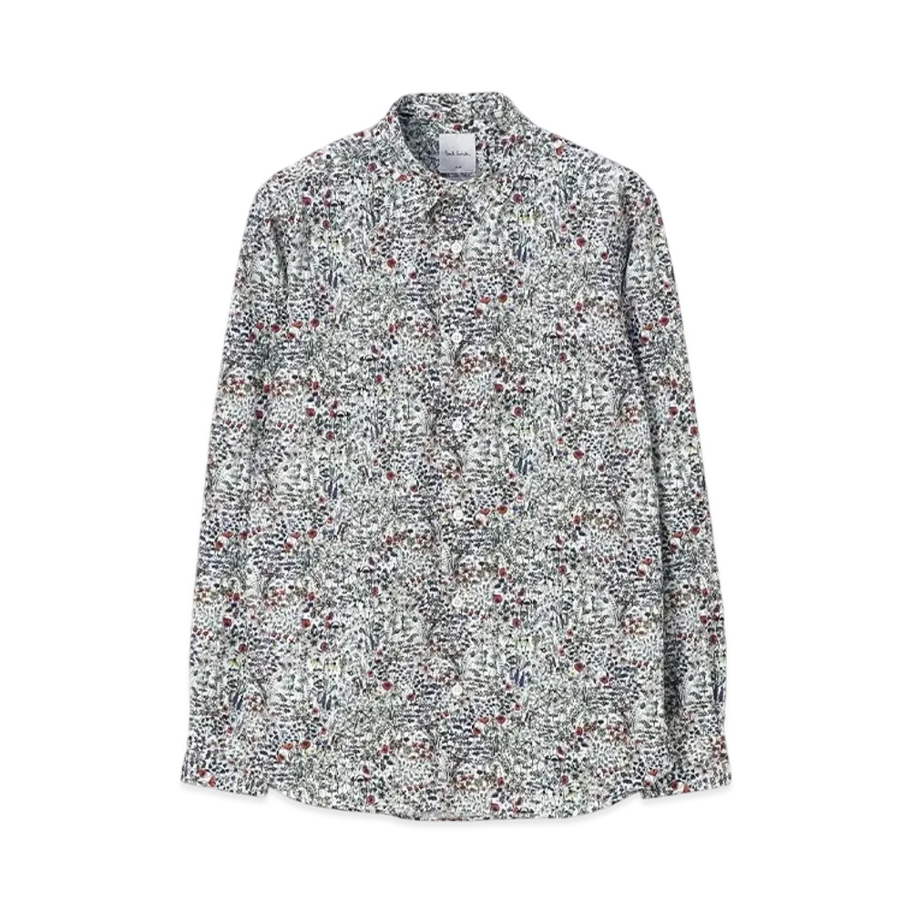 Paul Smith Sketch Floral Casual Shirt "White"
