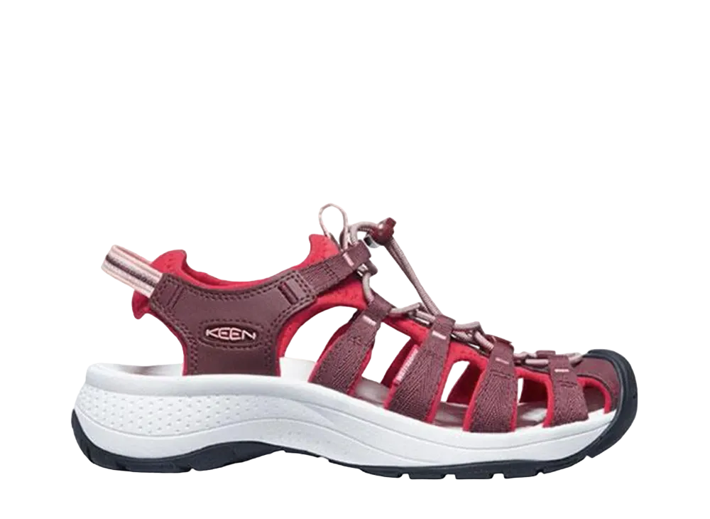 KEEN Women's Astria West Sandal "Andorra Red"
