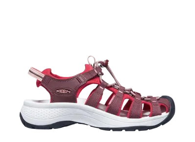 KEEN Women's Astria West Sandal "Andorra Red"