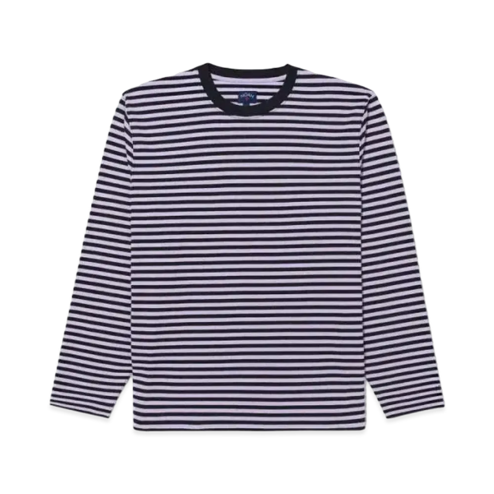 Noah Long Sleeve Striped Top "Purple"