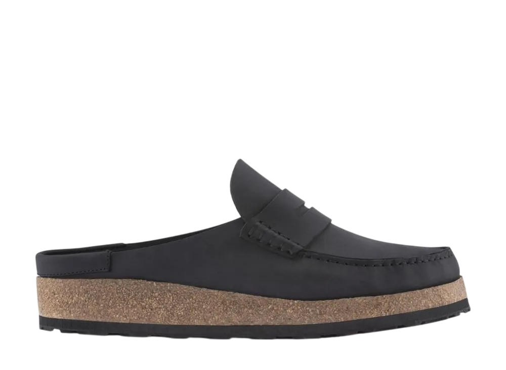 BIRKENSTOCK Naples Natural Leather Oiled "Black"