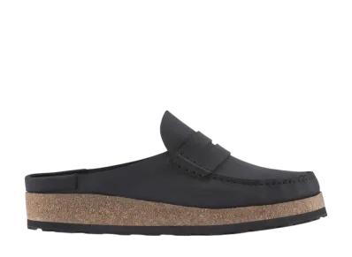 BIRKENSTOCK Naples Natural Leather Oiled "Black"