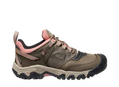 KEEN Women's Ridge Flex Waterproof "Timberwolf/Brick Dust"