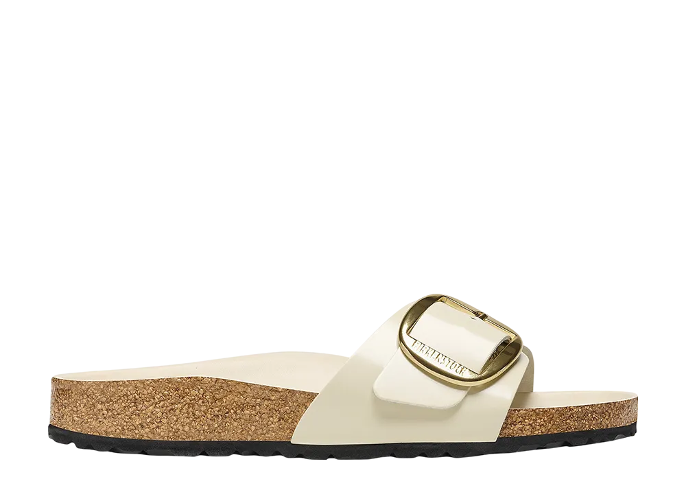 BIRKENSTOCK Women's Madrid Big Buckle "High Shine Ecru"