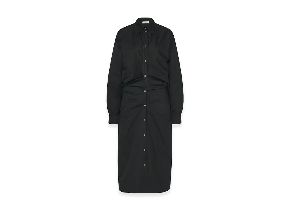 The Row Women's Yuske Cotton and Cashmere Dress "Black"