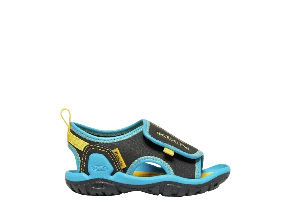 KEEN Toddlers Knotch River OT "Black/Blue"