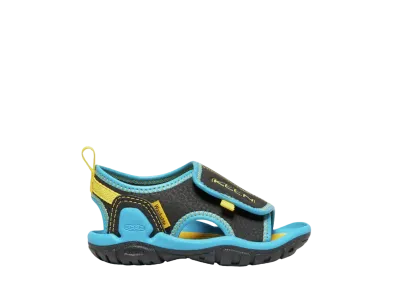 KEEN Toddlers Knotch River OT "Black/Blue"