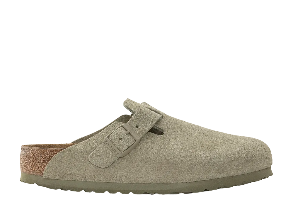 BIRKENSTOCK Boston "Faded Khaki" (Original Footbed)