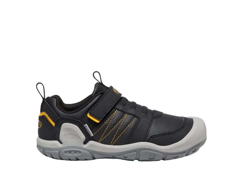 KEEN Big Kids Knotch Peak "Black/Keen Yellow"
