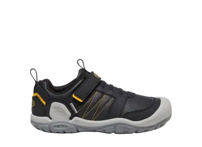 KEEN Big Kids Knotch Peak "Black/Keen Yellow"