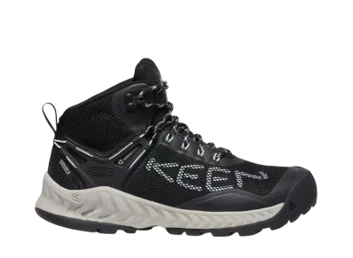 KEEN Women's NXIS EVO Mid Waterproof "Black/Blue Glass"