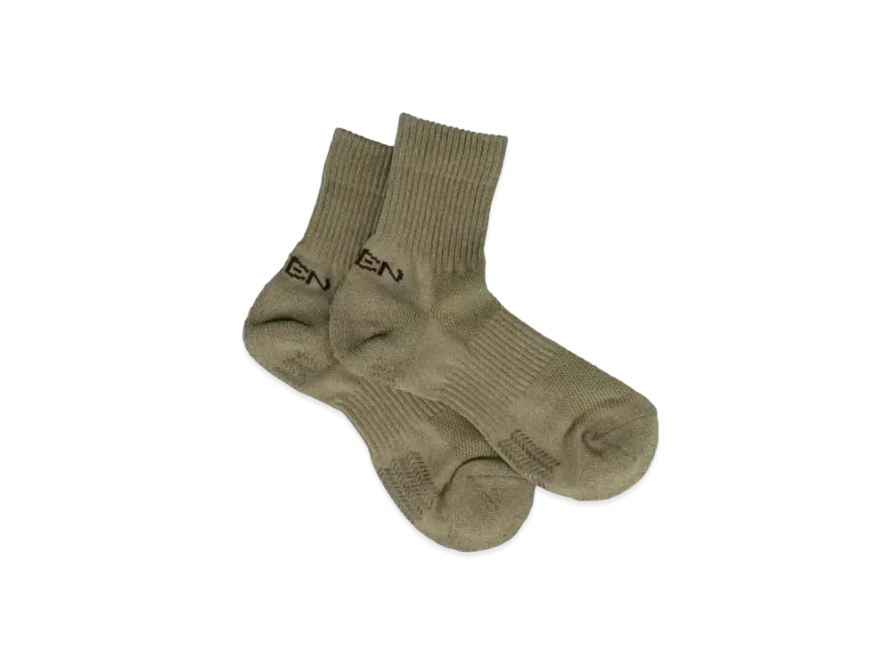 KEEN Wa-Shi Socks Quarter "Brindle/Coffee"