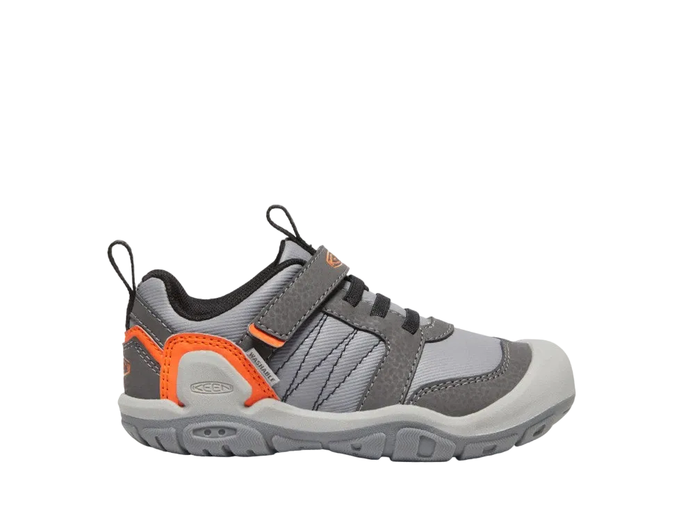 KEEN Little Kids Knotch Peak "Magnet/Safety Orange"