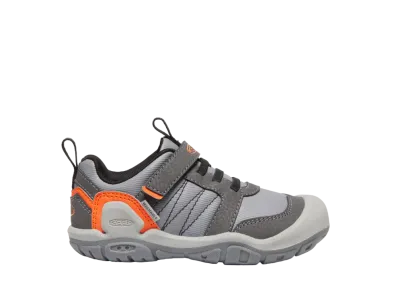 KEEN Little Kids Knotch Peak "Magnet/Safety Orange"
