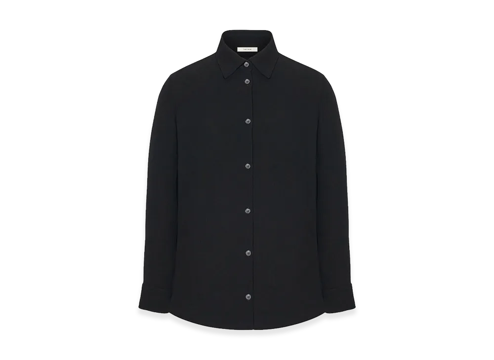The Row Women's Petra Silk Shirt "Black"
