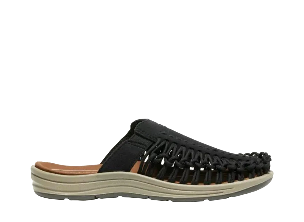 KEEN Women's Uneek 2 Slide "Black/Plaza Taupe"