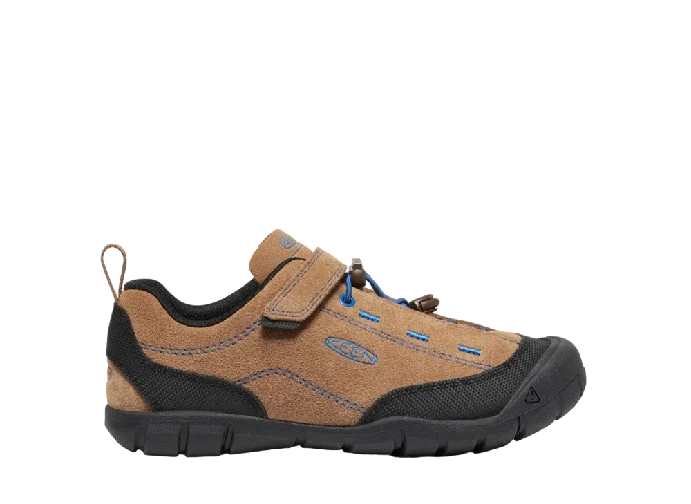 KEEN Big Kids Jasper "Toasted Coconut/Bright Cobalt"