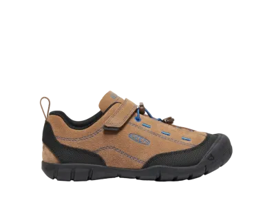 KEEN Big Kids Jasper "Toasted Coconut/Bright Cobalt"