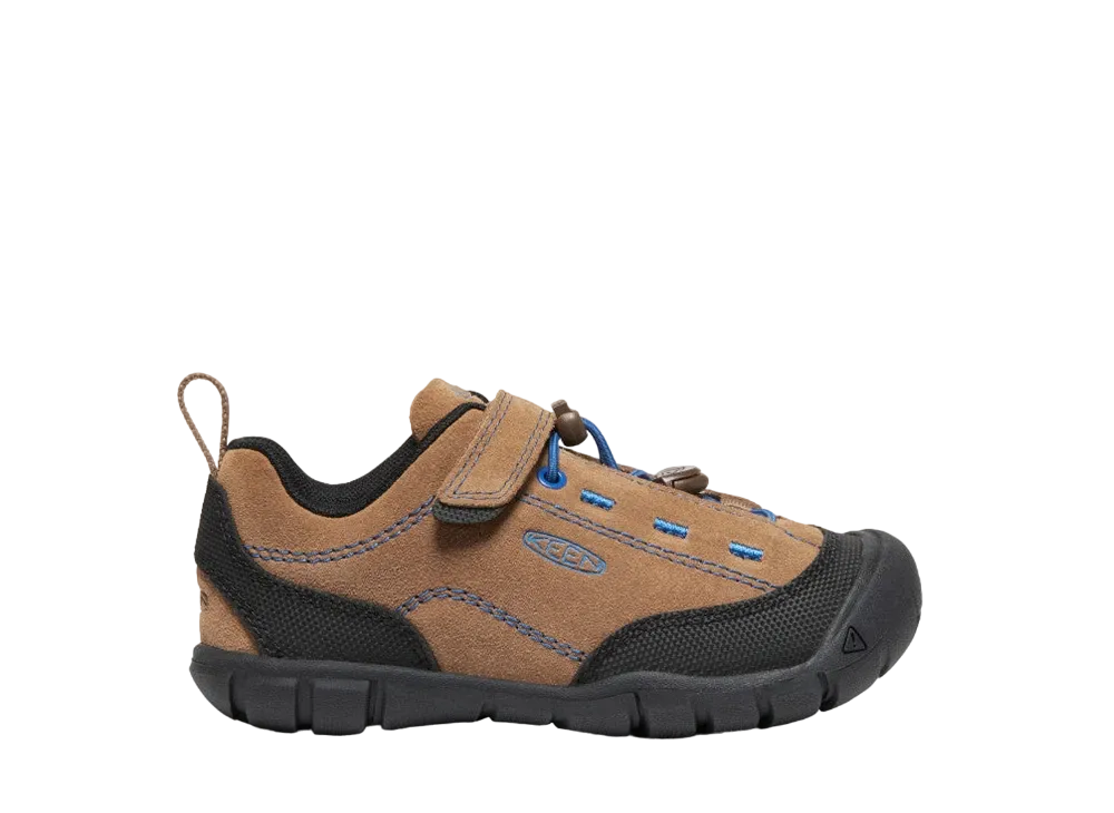KEEN Little Kids Jasper "Toasted Coconut/Bright Cobalt"
