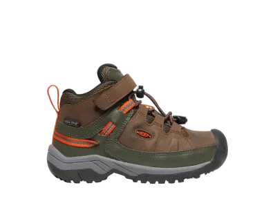 KEEN Little Kids Targhee Mid "Dark Earth/Forest Nigh"
