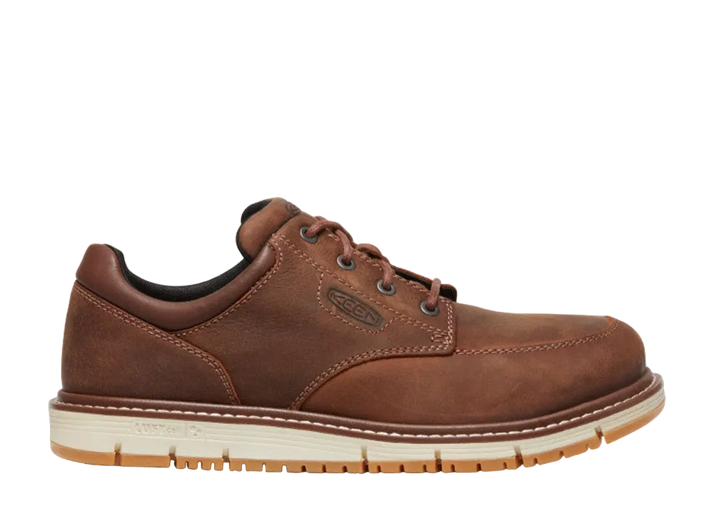 KEEN San Jose Oxford Aluminum Toe "Gingerbread/Off White"