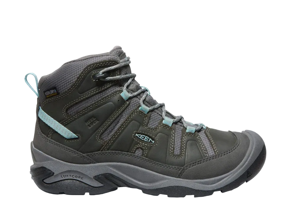 KEEN Women's Circadia Mid Waterproof "Steel Grey/Cloud Blue"