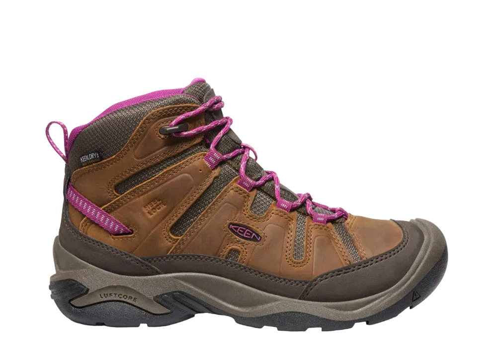 KEEN Women's Circadia Mid Waterproof "Syrup/Boysenberry"