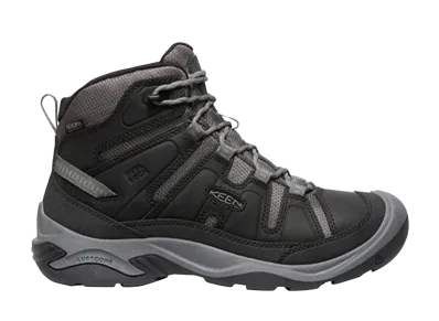 KEEN Circadia Mid Waterproof "Black/Steel Gray"