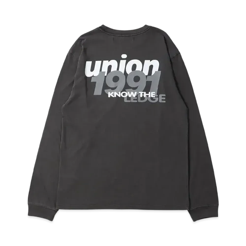 UNION Underground L/S Tee "Vintage Black"
